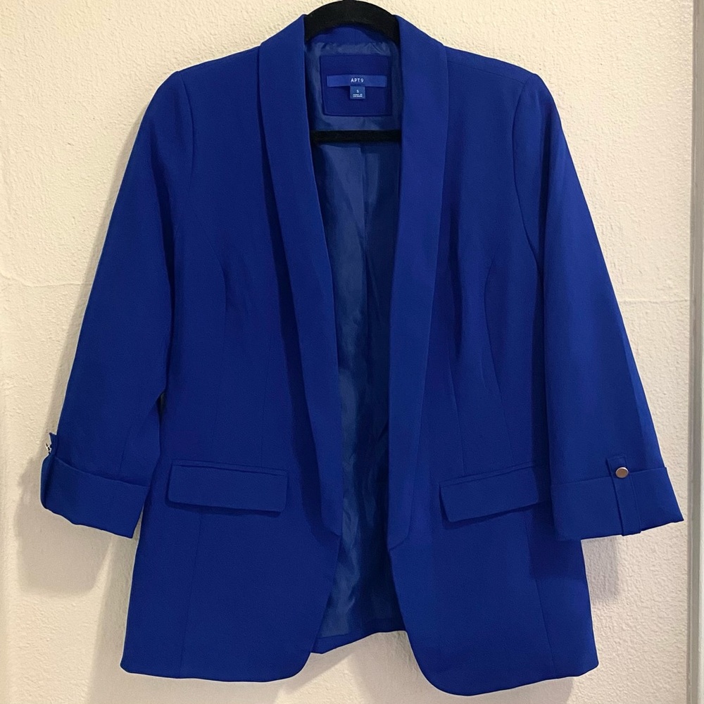 Cobalt blue blazer